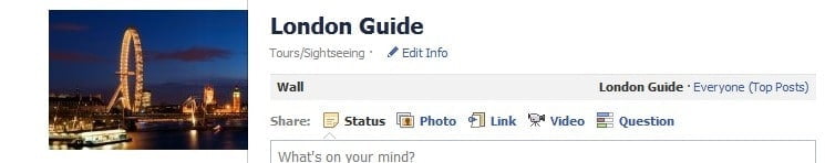 London Guide - now on Facebook