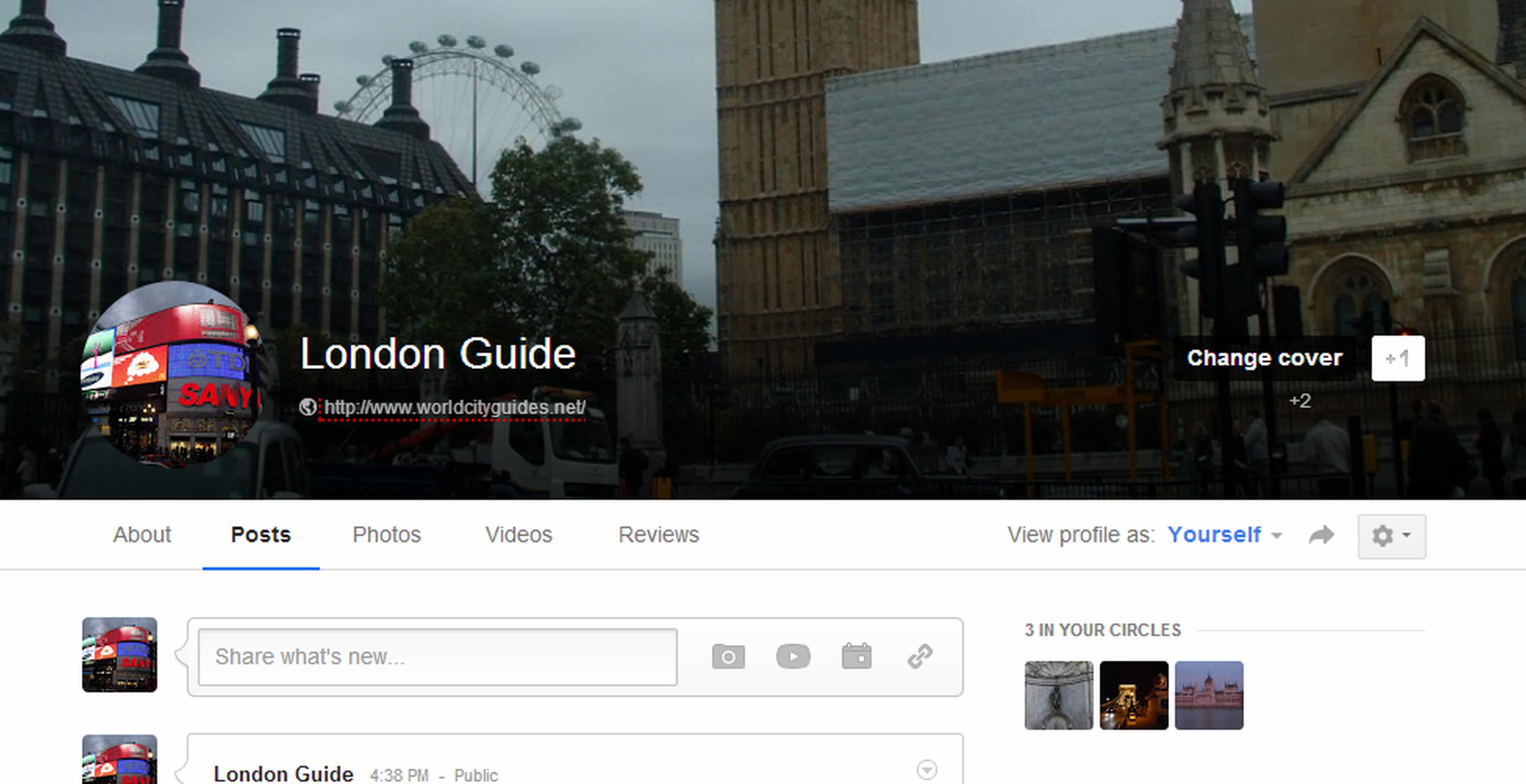 London Guide on Google Plus