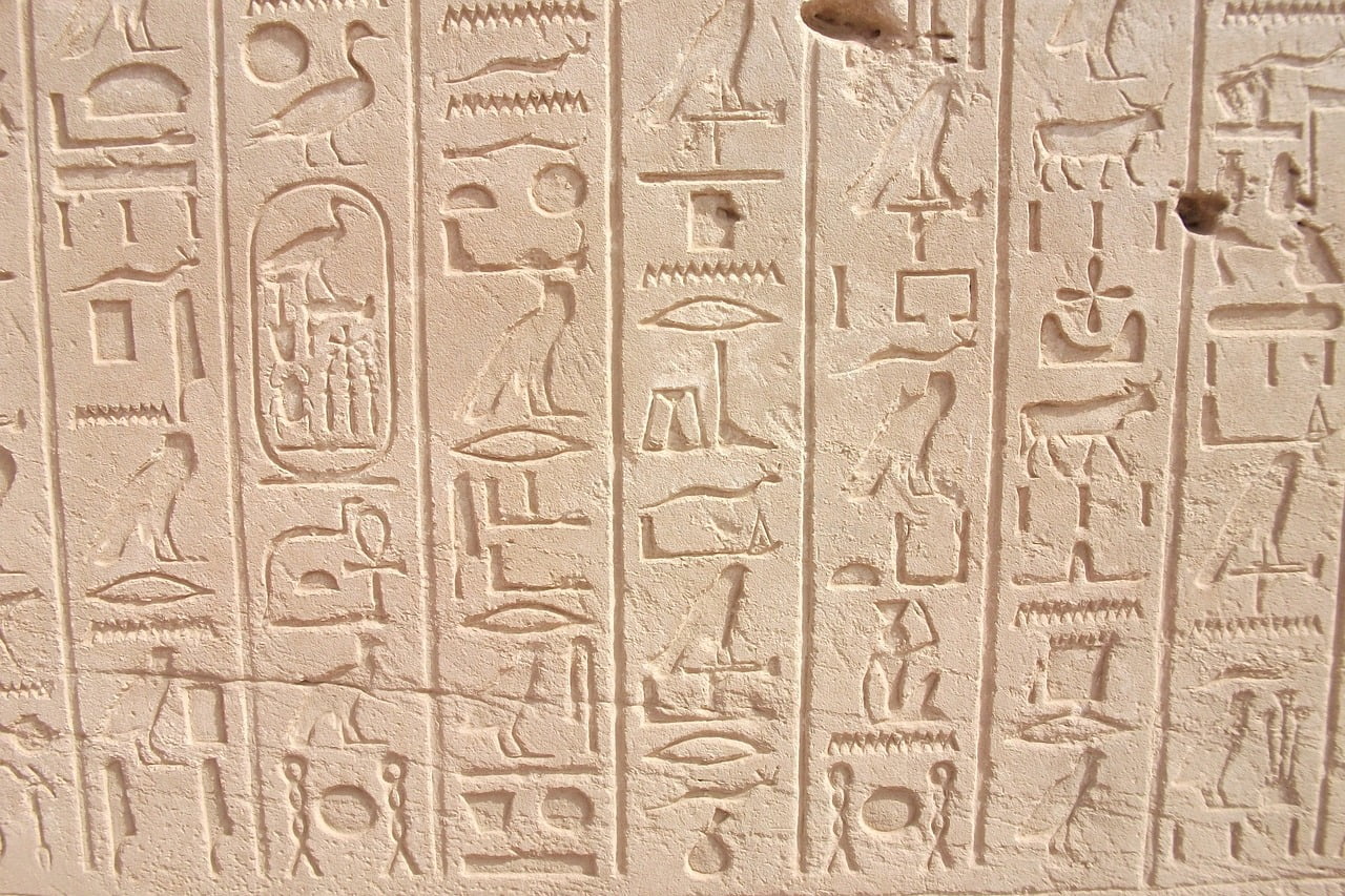 The mystery of the hieroglyphs.