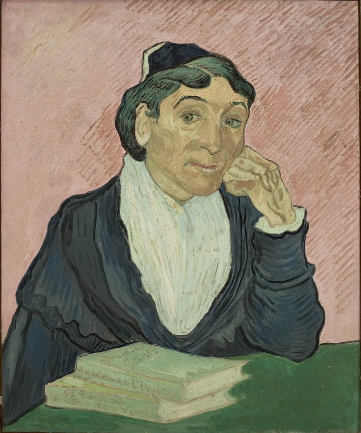 Vincent van Gogh, L'Arlésienne 1890. Museu de Arte de São Paulo Assis Chateaubriand – MASP (Sao Paulo, Brazil)